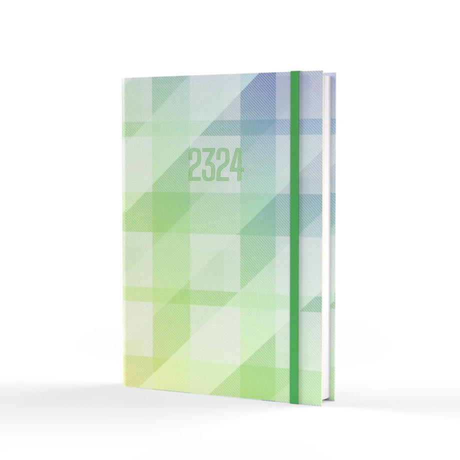 COLLINS - Amara A5 Academic Diary 2023-2024 Week To View - Green