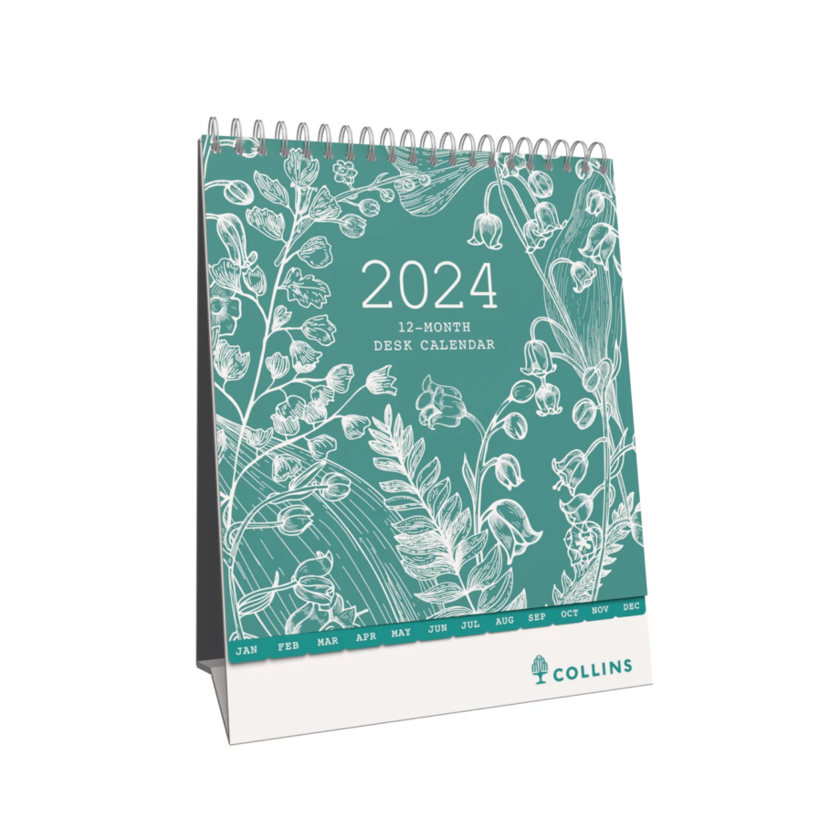 COLLINS- TARA- DESK CALENDAR - MONTH TO VIEW