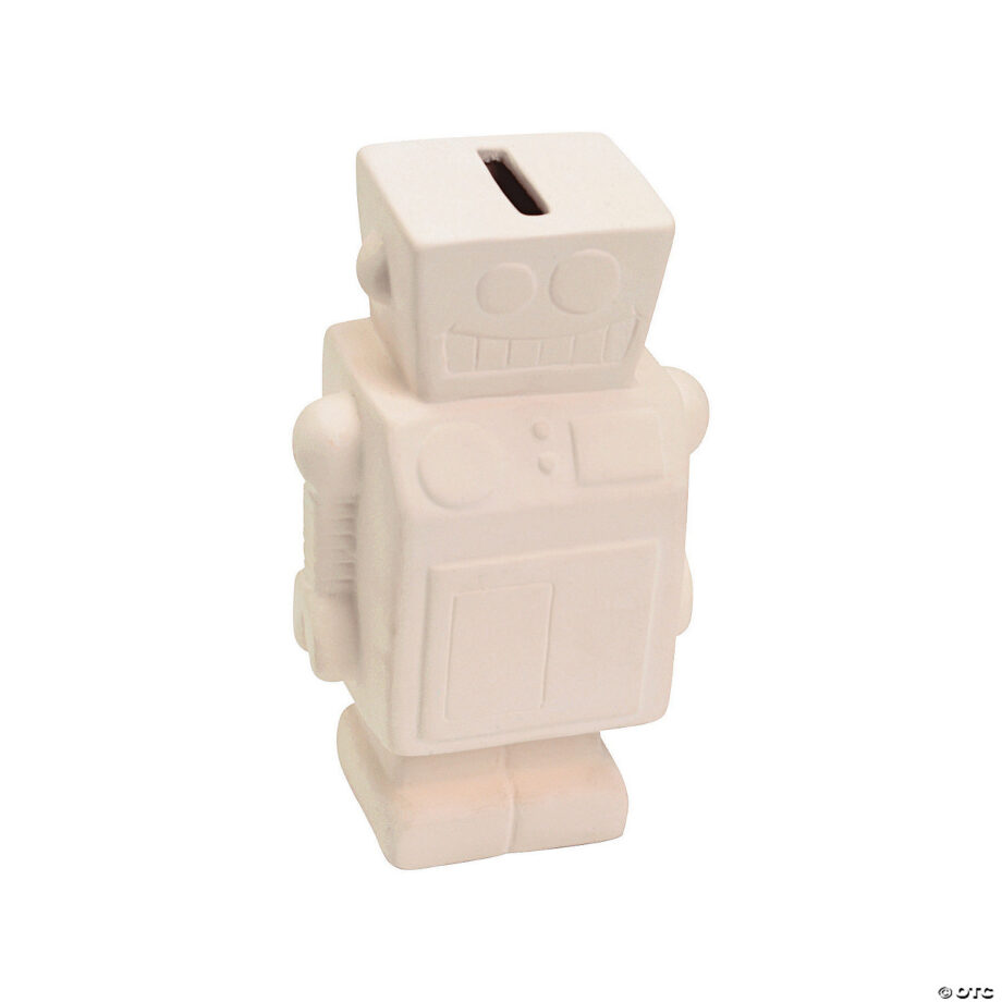ORIENTAL TRADING - DIY CERAMIC ROBOT BANK
