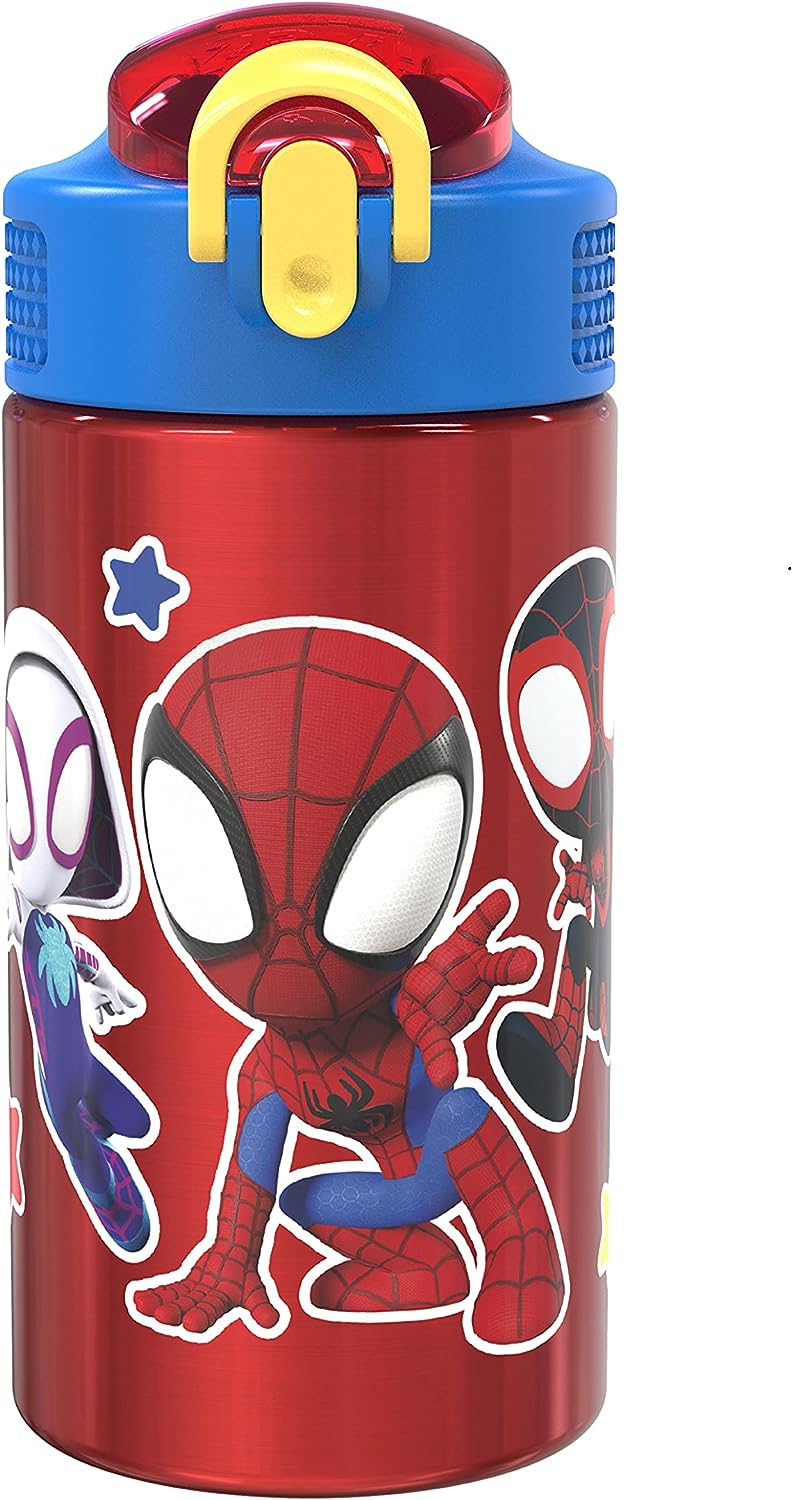 Zak Designs Spider Man 12 oz Water Bottle