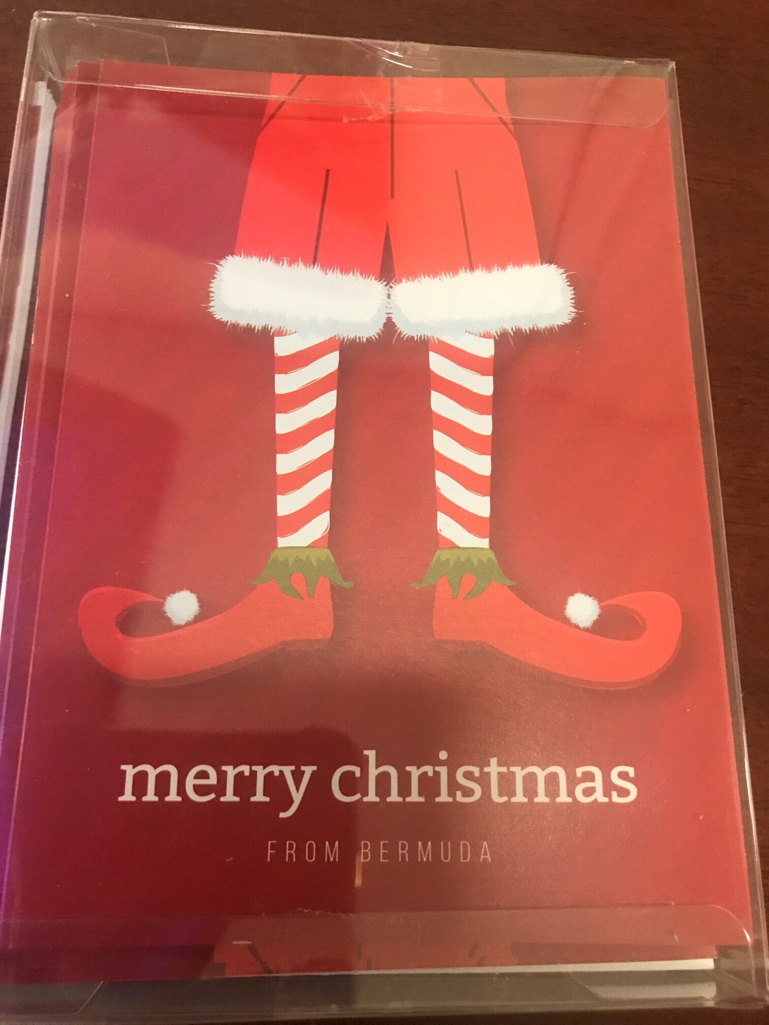 Christmas Bermuda Shorts Cards 12pk The Stationery Store & Authorized