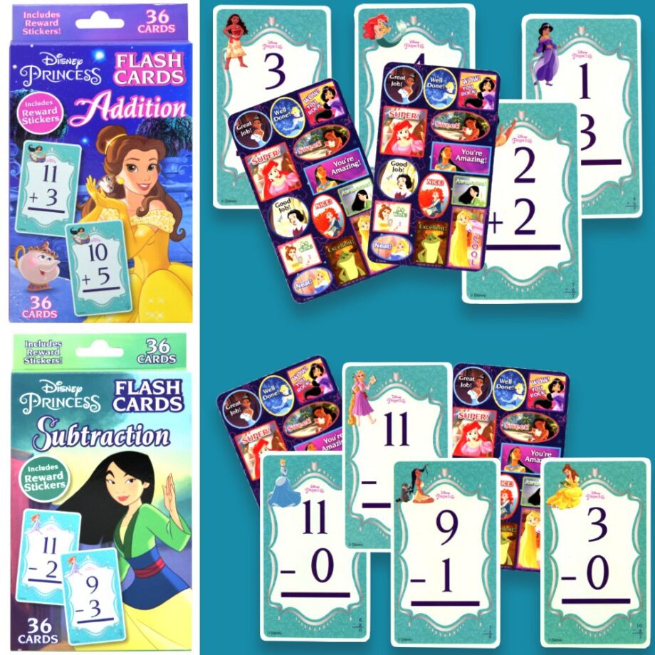 DISNEY - PRINCESS 2T FLASH CARDS