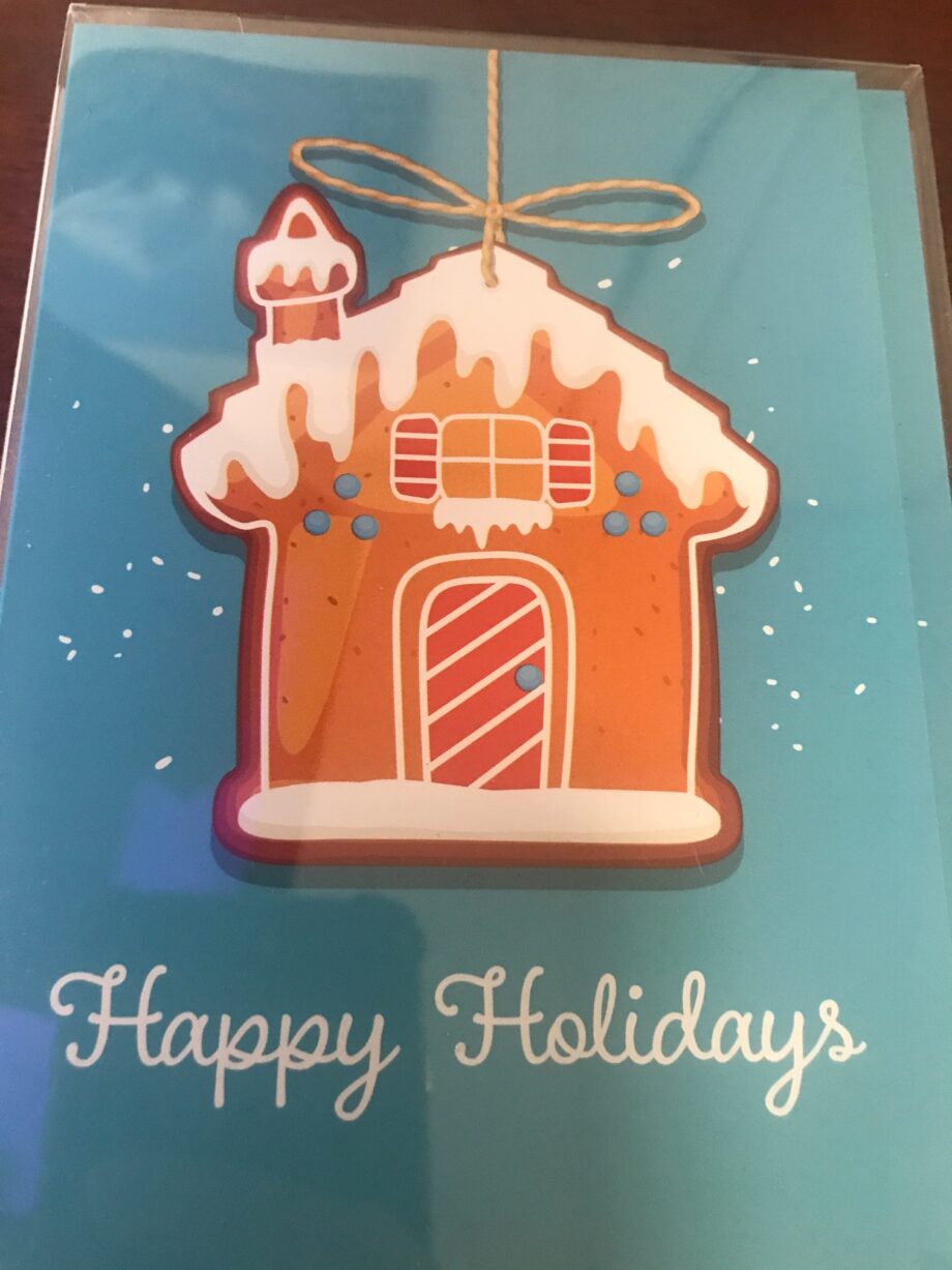 BERMUDA PRESS - CHRISTMAS CARDS - GINGERBREAD HOUSE 12PK