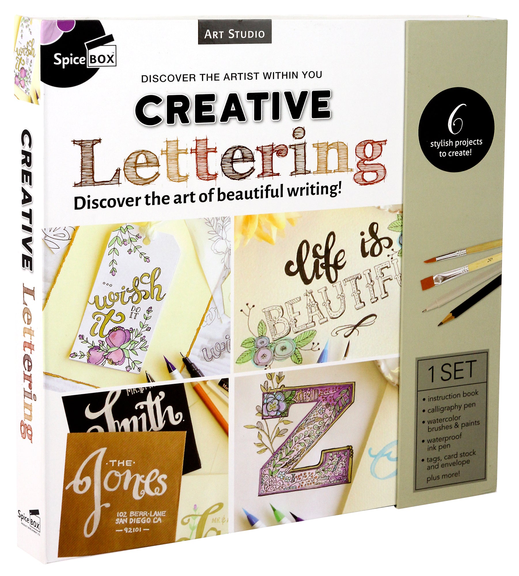 SPICE BOX - Art Studio: Creative Lettering - The Stationery Store ...