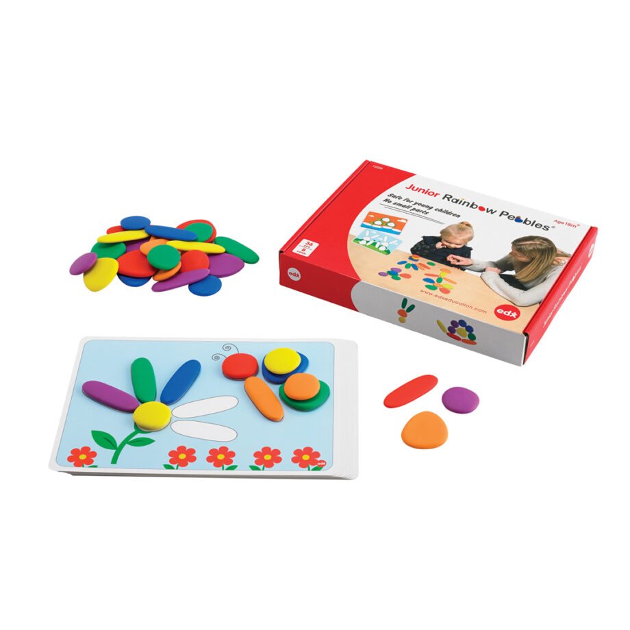 LEARNING ADVANTAGE - JUNIOR RAINBOW PEBBLES ACTIVITY SET