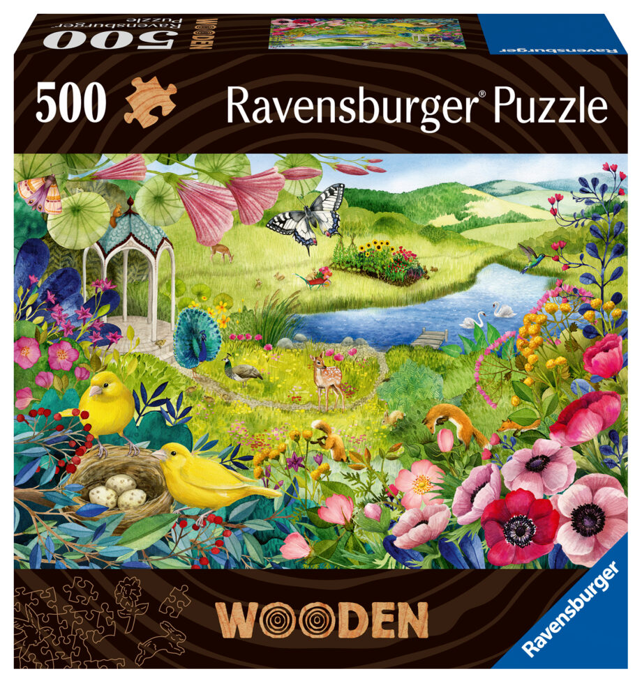 RAVENSBURGER - WOOD: NATURE GARDEN 500 PC PUZZLE