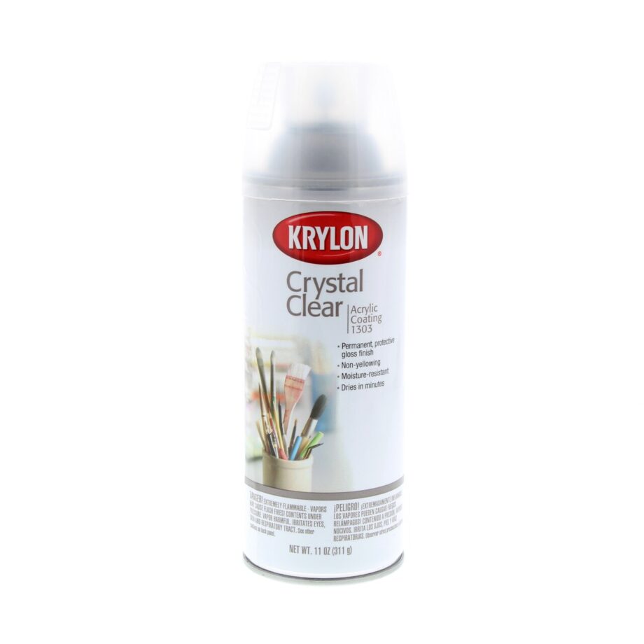 KRYLON - SPRAY CRYSTAL CLEAR COATING 11 OZ