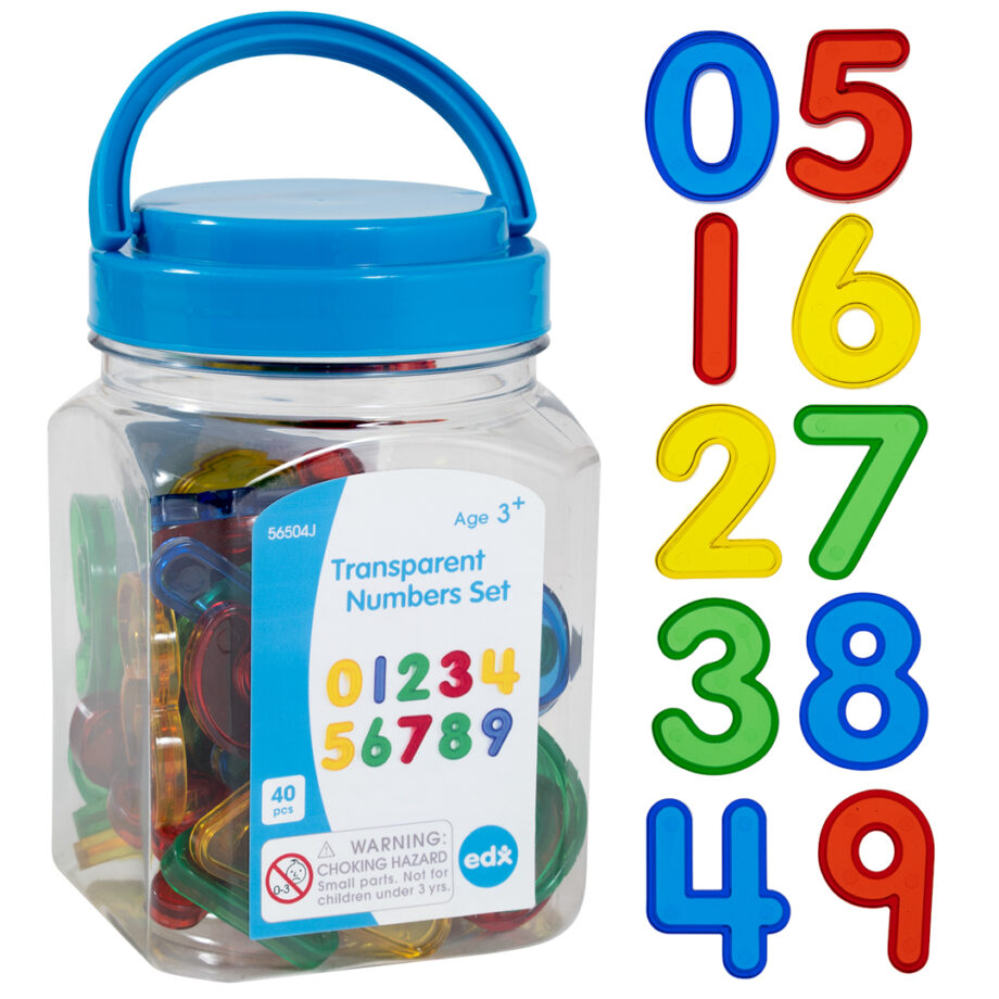 LEARNING ADVANTAGE - TRANSPARENT NUMBERS