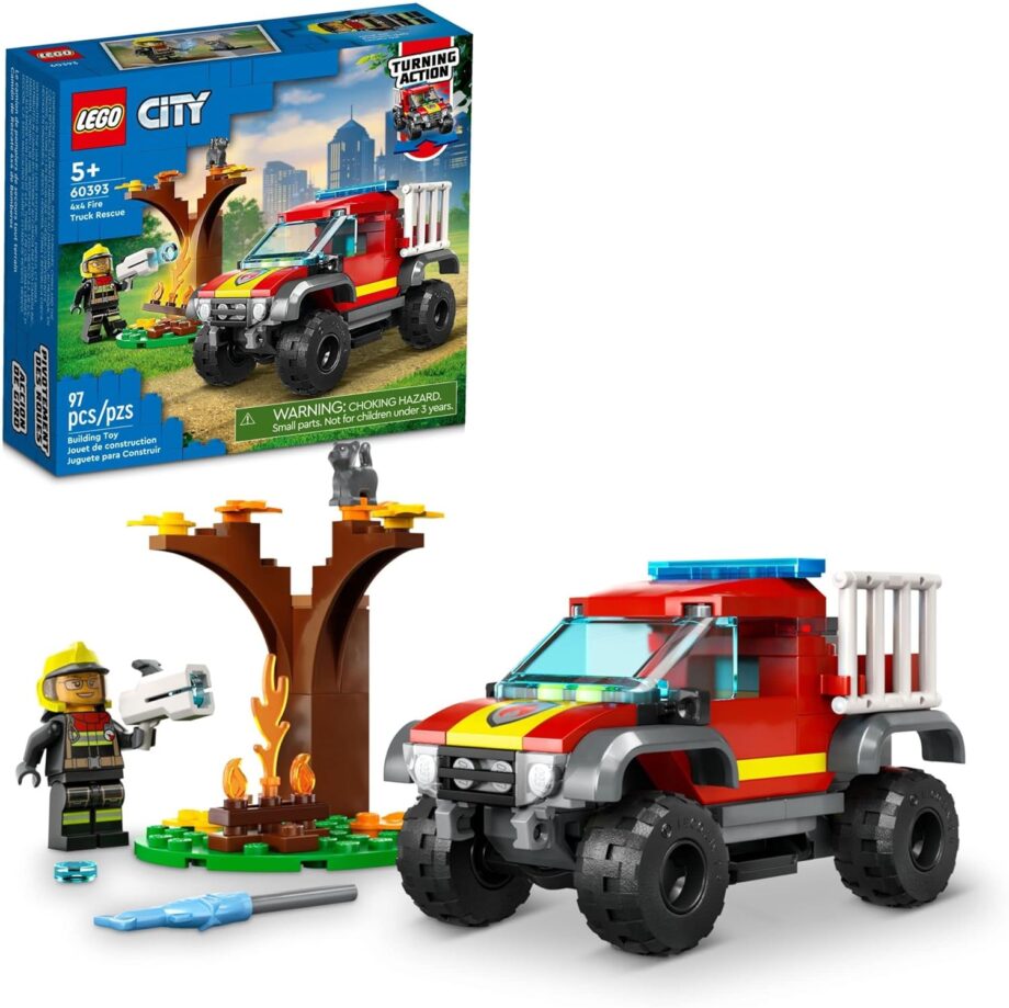 LEGO - CITY 4X4 FIRE ENGINE RESCUE TRUCK 60393