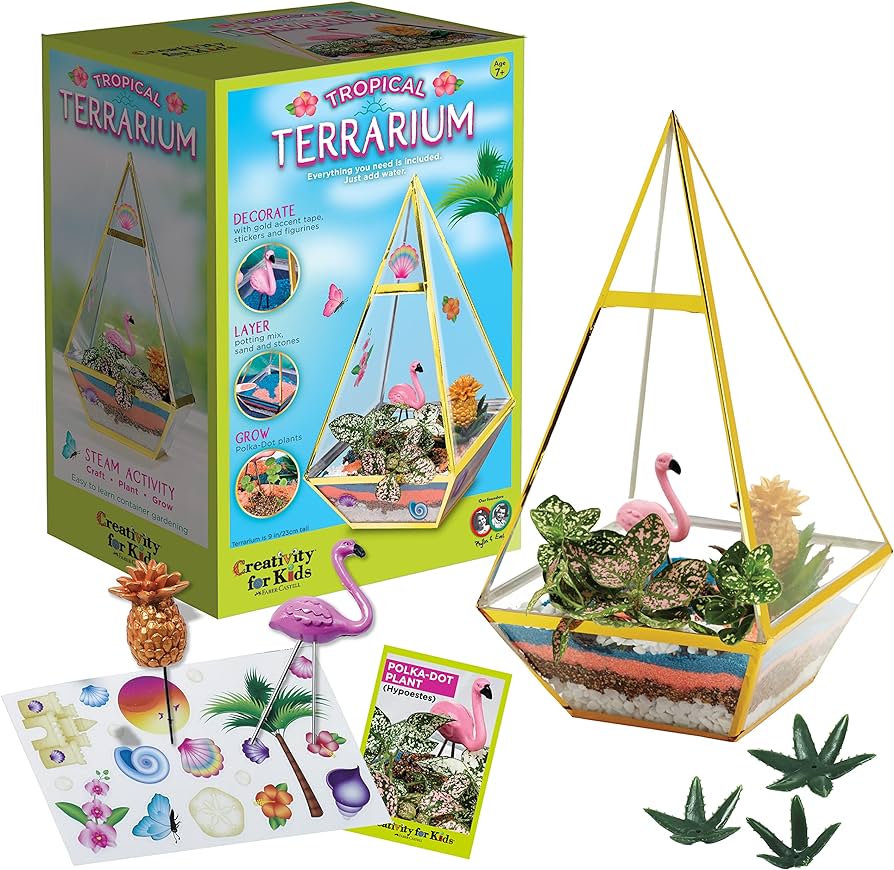 CREATIVITY FOR KIDS - TROPICAL TERRARIUM