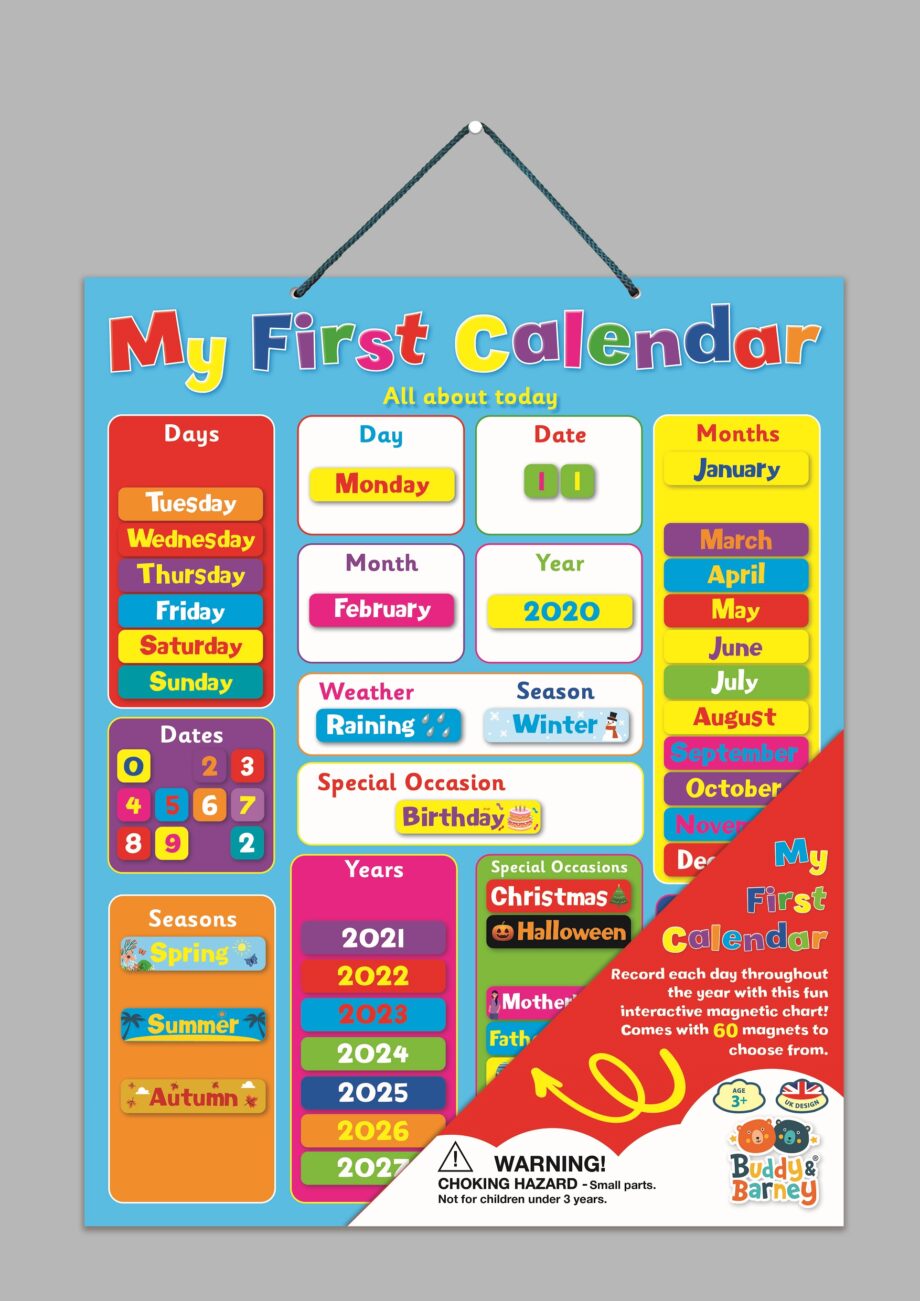 BUDDY AND BARNEY - MY FIRST CALENDAR