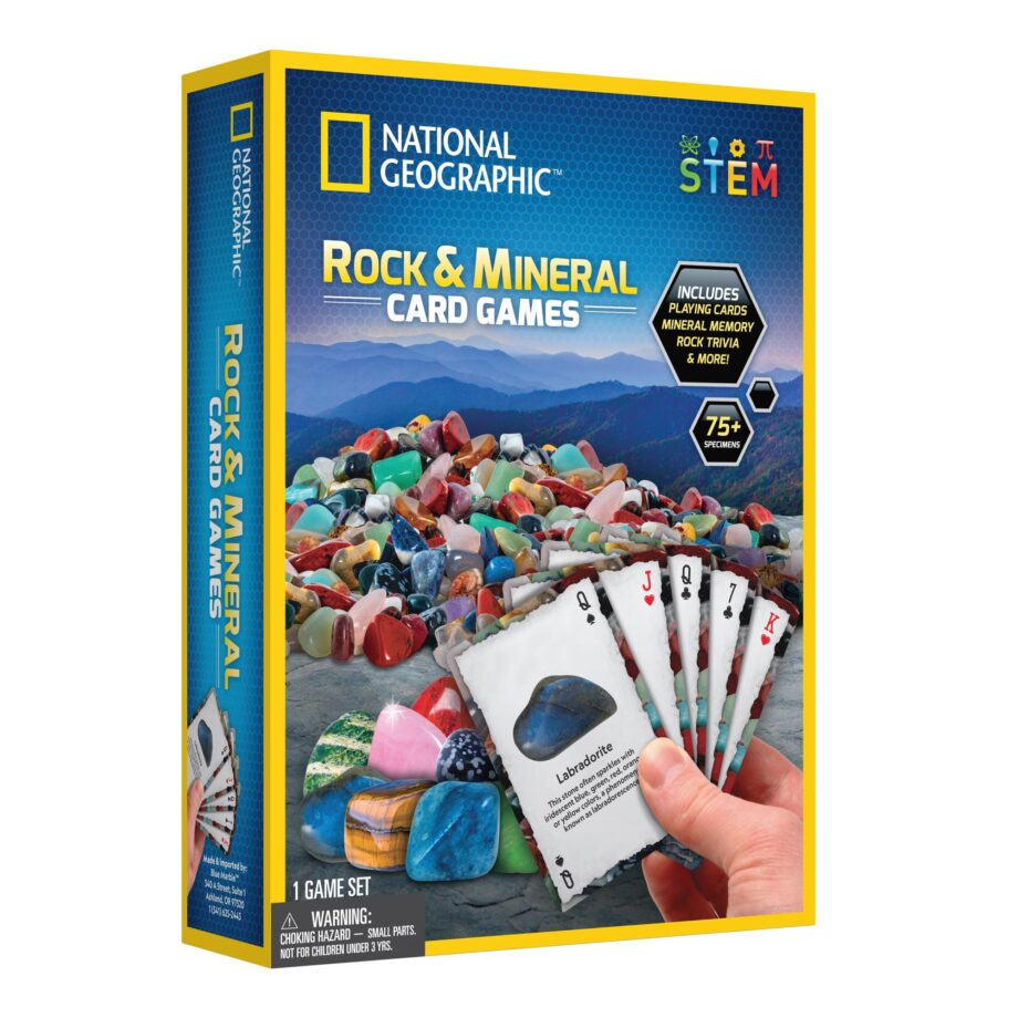 NATIONAL GEOGRAPHIC - ROCK + MINERAL CARD GAMES