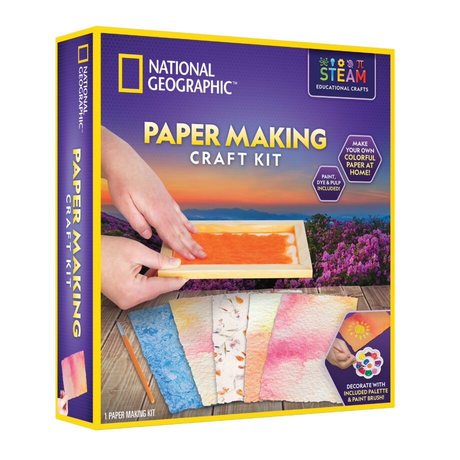 BLUE MARBLE - NATIONAL GEOGRAPHIC - PAPER MAKING CRAFT KIT