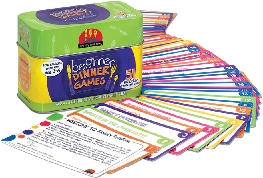 CONTINUUM GAMES - BEGINNER DINER GAMES - 50 GAMES IN A TIN