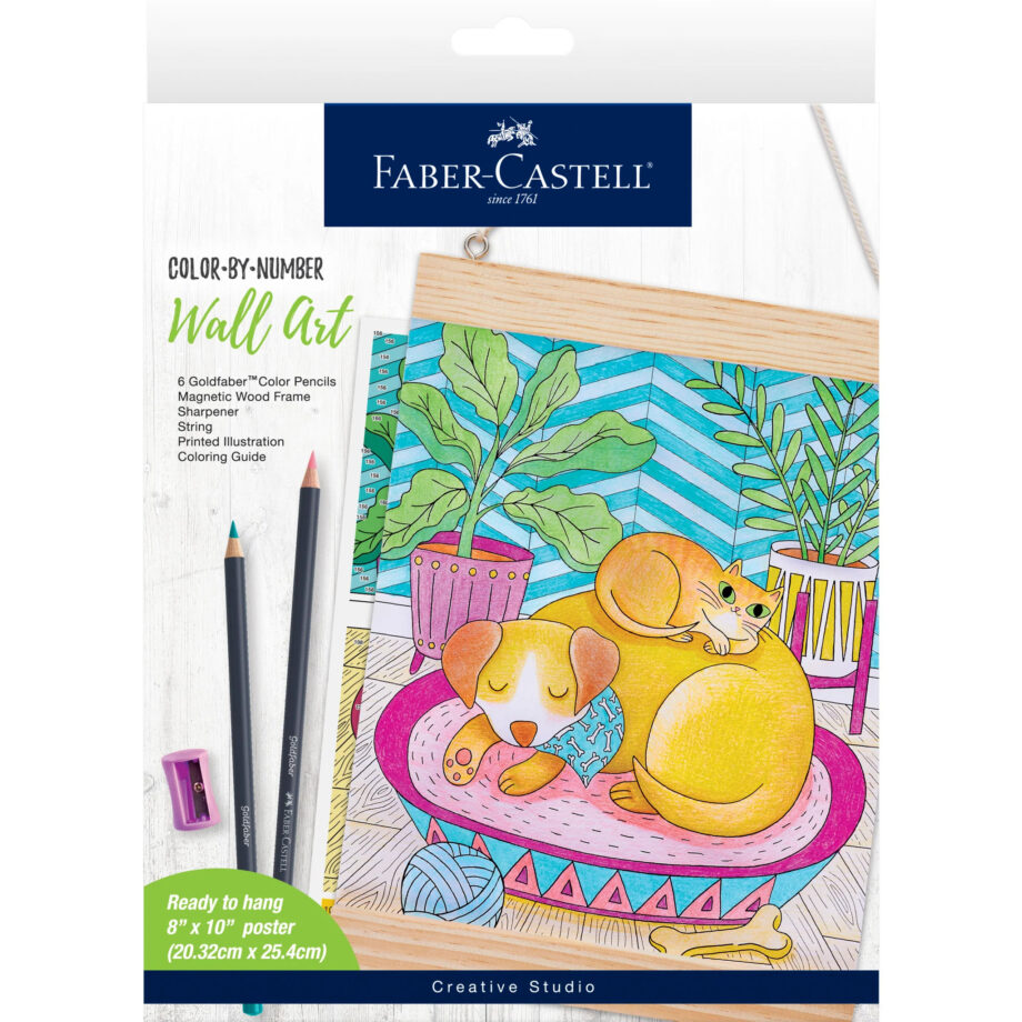 FABER CASTELL - COLOR BY NUMBER WALL ART - PET PARENTS