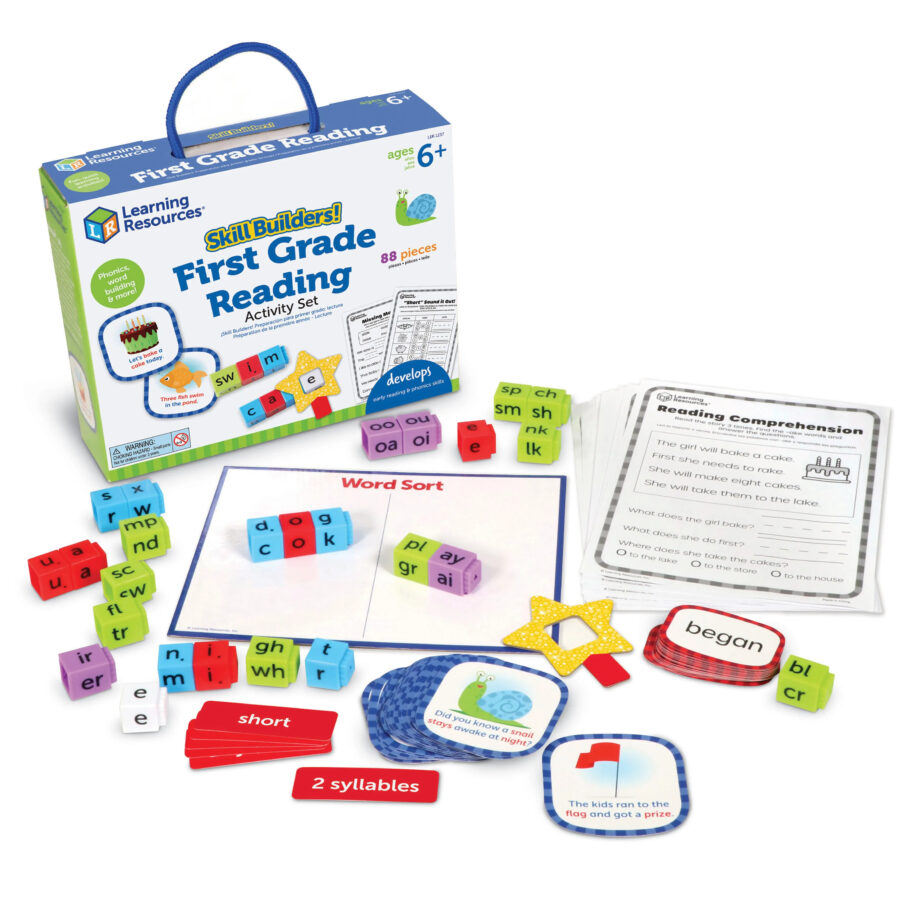 LEARNING RESOURCES - SKILL BUILDERS! FIRST GRADE READING ACTIVITY SET