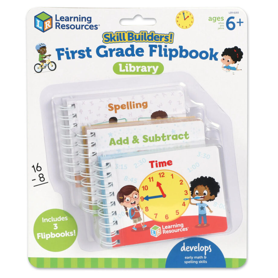 LEARNING RESOURCES - SKILL BUILDERS! FIRST GRADE FLIPBOOK