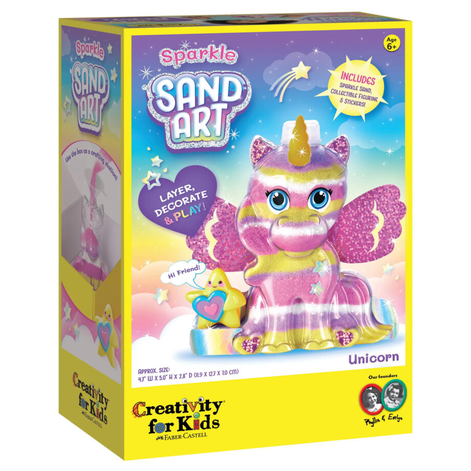 CREATIVITY FOR KIDS - SPARKLE SAND ART UNICORN