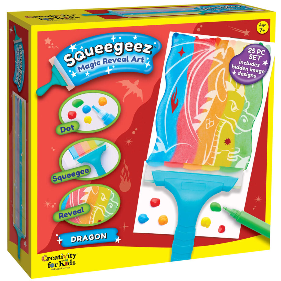 CREATIVITY FO KIDS - SQUEEGEEZ MAGIC REVEAL ART DRAGON