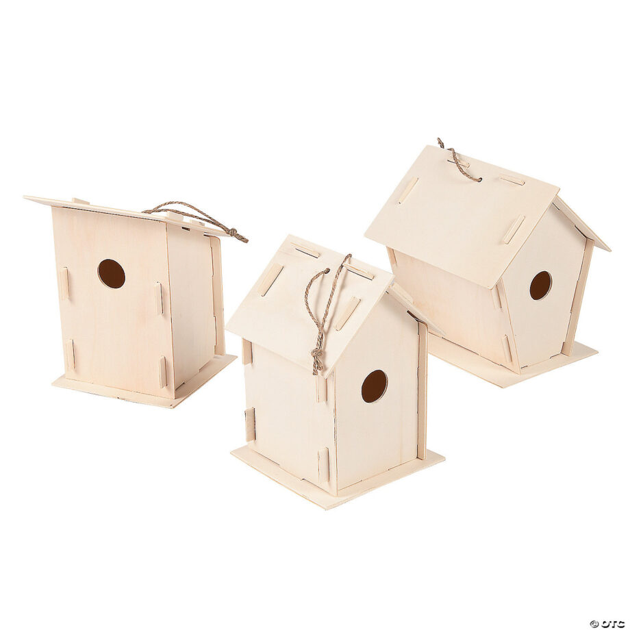 ORIENTAL TRADING - DIY UNFINISHED WOOD BIRDHOUSE (EACH)