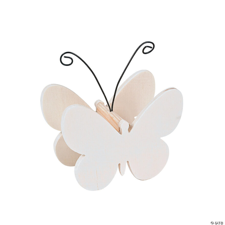 ORIENTAL TRADING - DIY UNFINISHED WOOD BUTTERFLY PHOTO HOLDER (EACH)