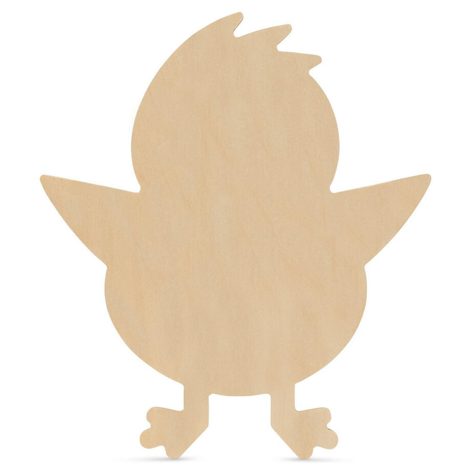 ORIENTAL TRADING - DIY UNFINISHED WOOD 12" CHICK CUTOUT