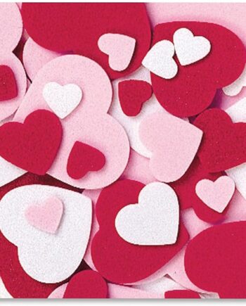 CHENILLE KRAFT - WONDERFOAM HEARTS, ASSORTED