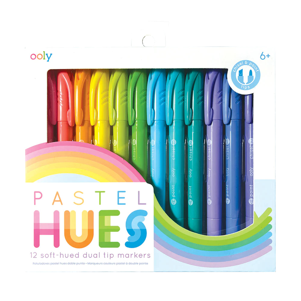 OOLY - PASTEL HUES MARKERS - SET OF 12