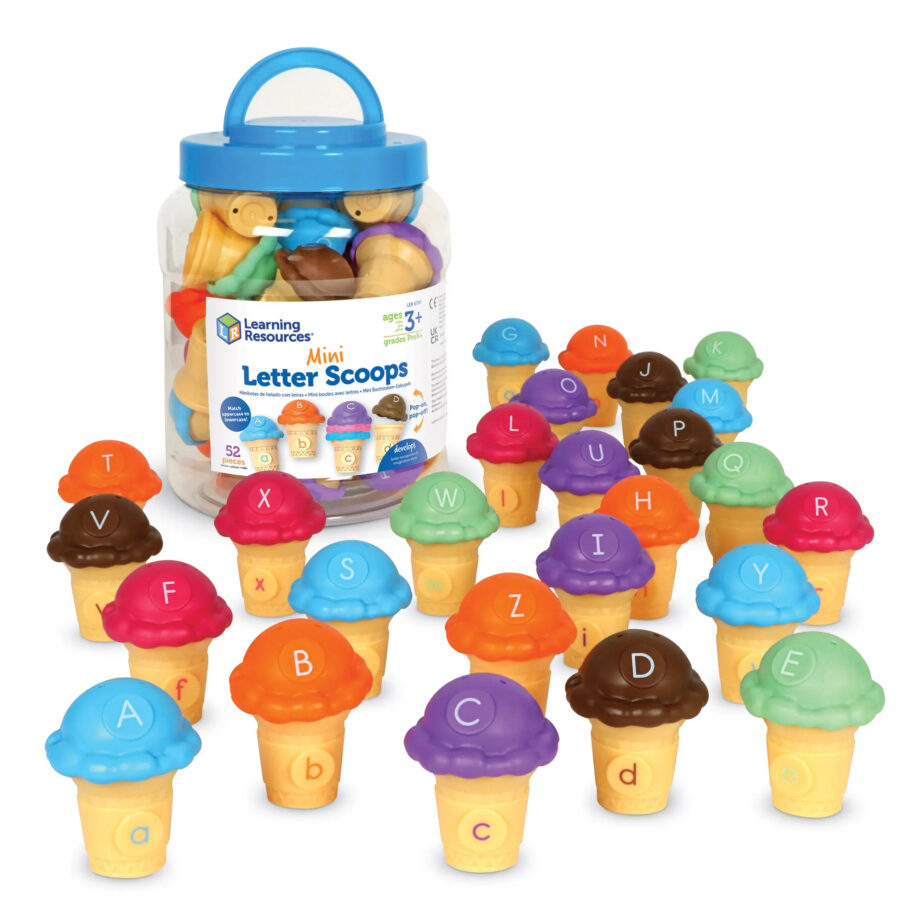 LEARNING RESOURCES - MINI LETTER SCOOPS