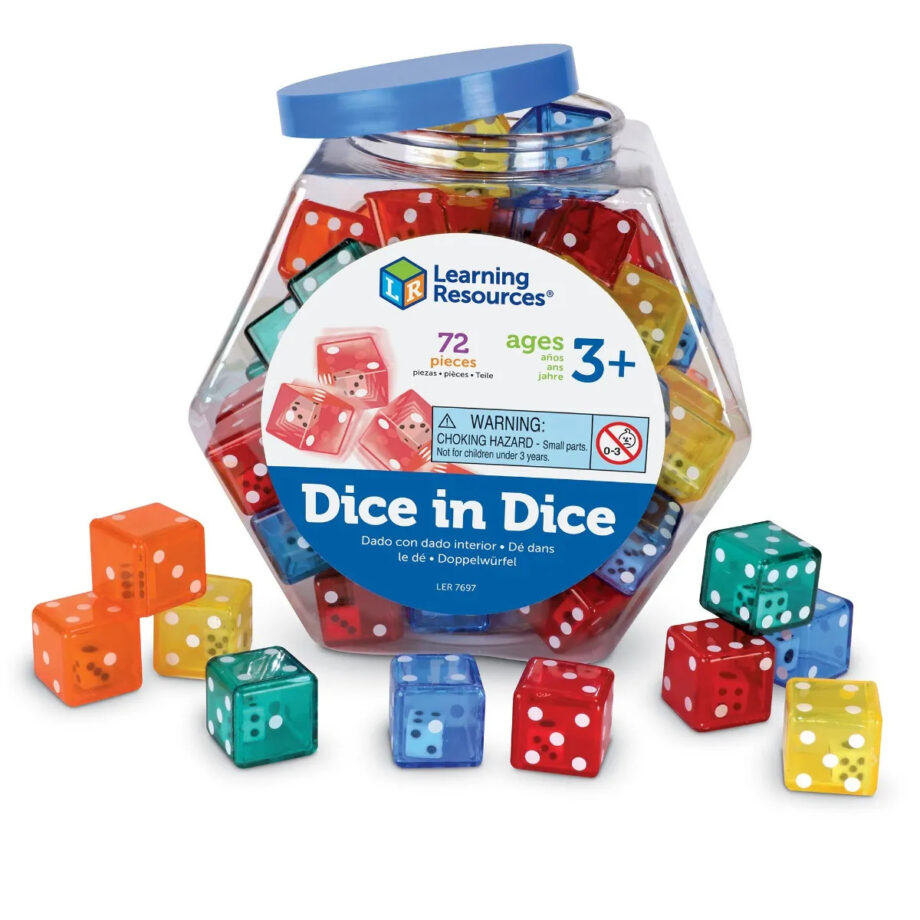 LEARNING RESOURCES - DICE IN DICE (SET OF 72)