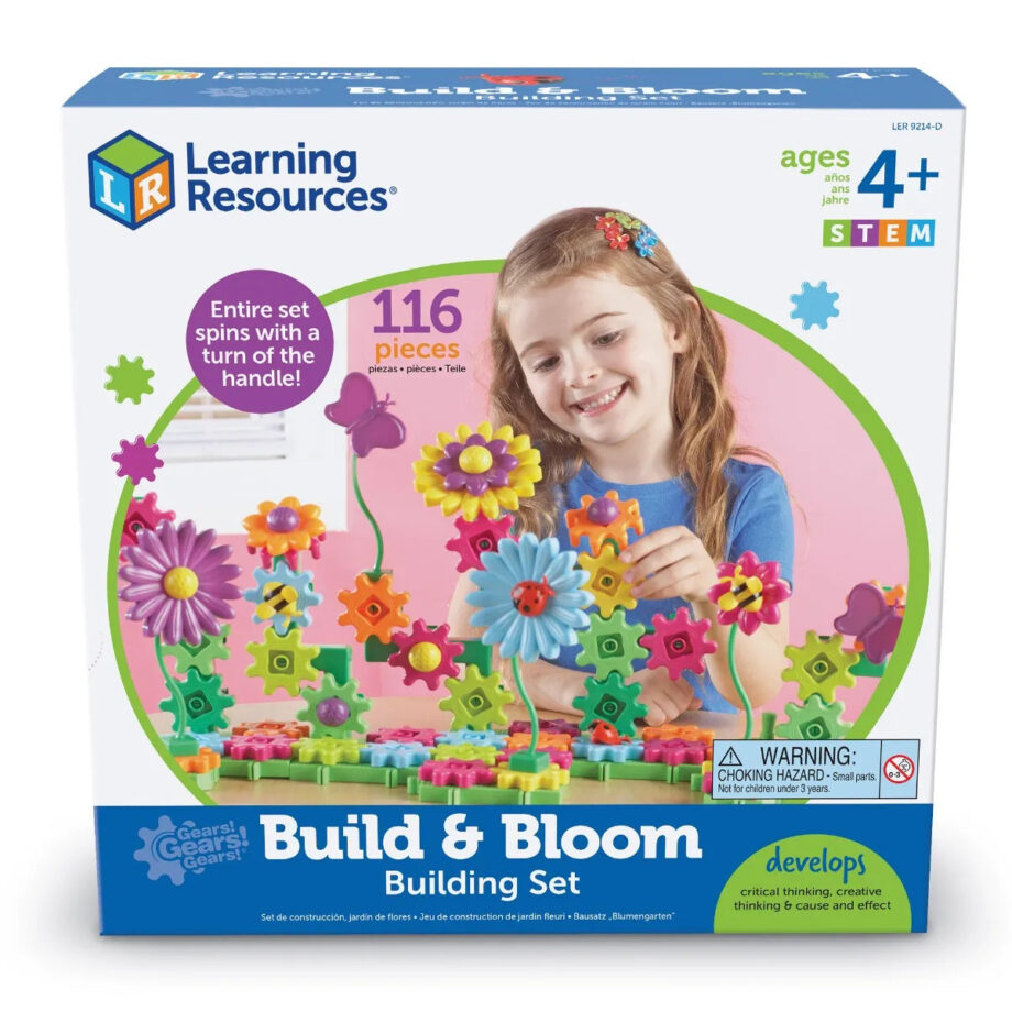 LEARNING RESOURCES - BUILD AND BLOOM FLOWER GARDEN GEARS