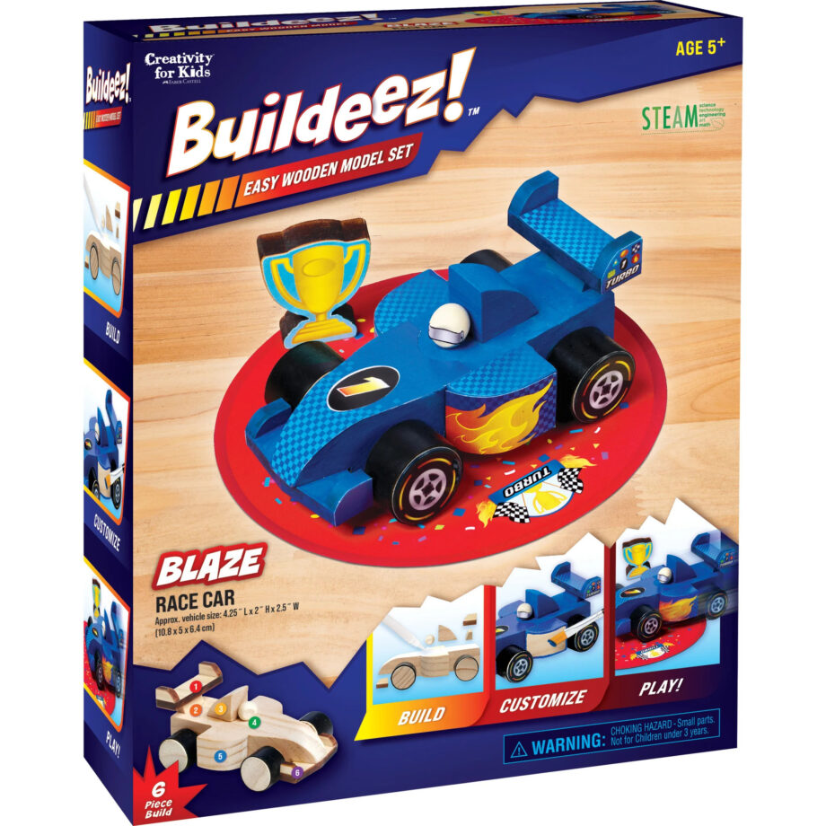 CREATIVITY FOR KIDS - BUILDEEZ RACE CAR BLAZE