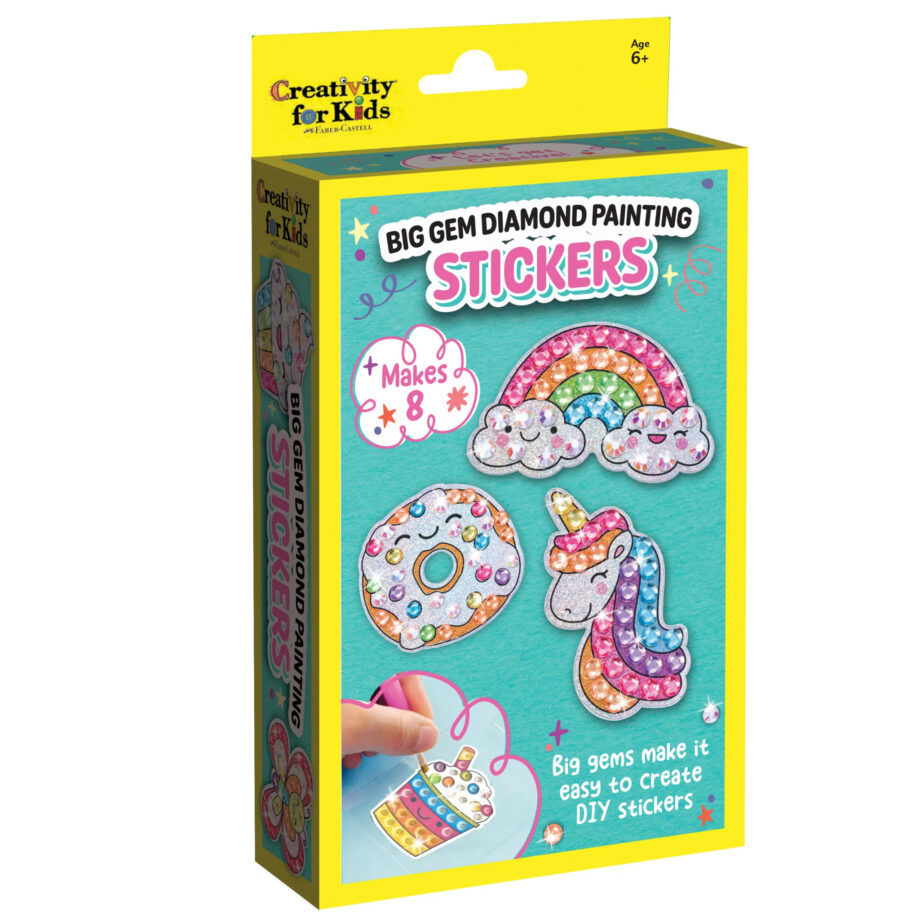 CREATIVITY FOR KIDS - BIG GEM DIAMOND PAINTING STICKERS MINI