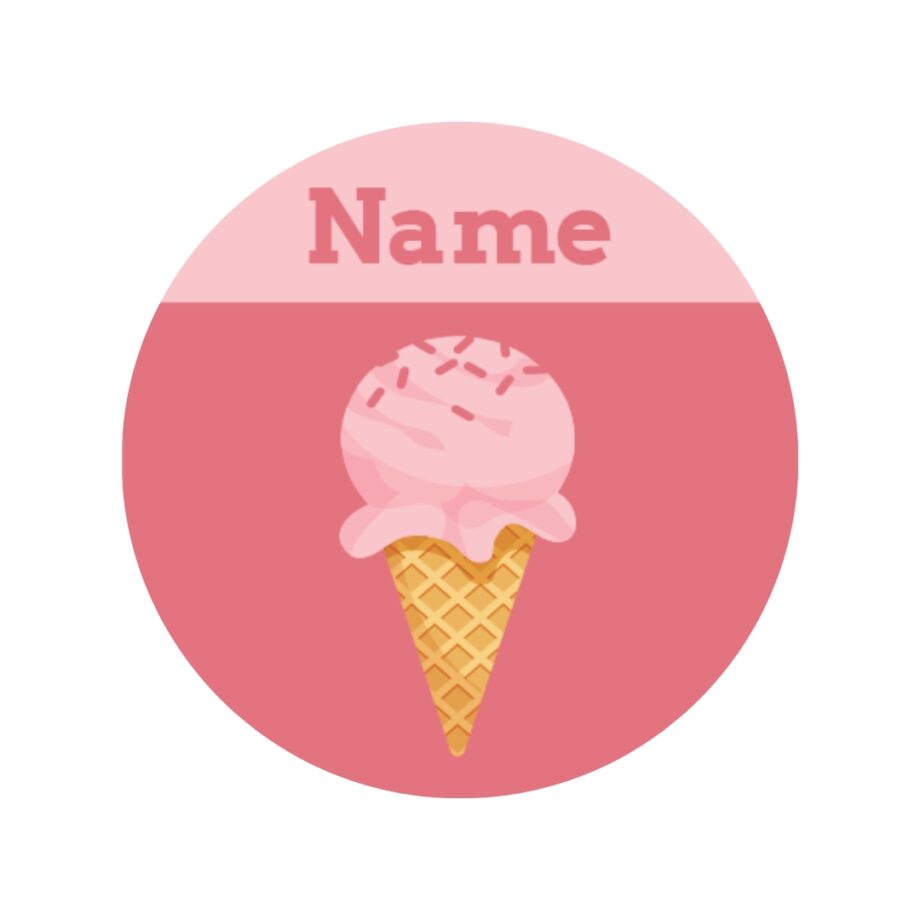 BACK TO SCHOOL LABELS - ICE CREAM