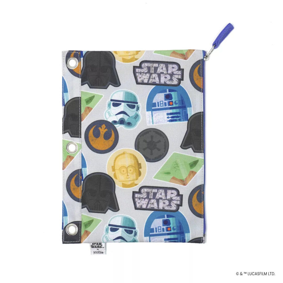 YOOBI - SINGLE ZIP BINDER PENCIL POUCH