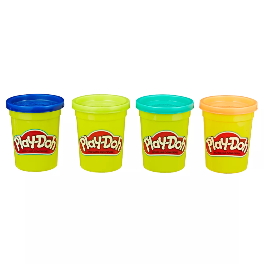 PLAY-DOH - WILD COLORS  4 PACK