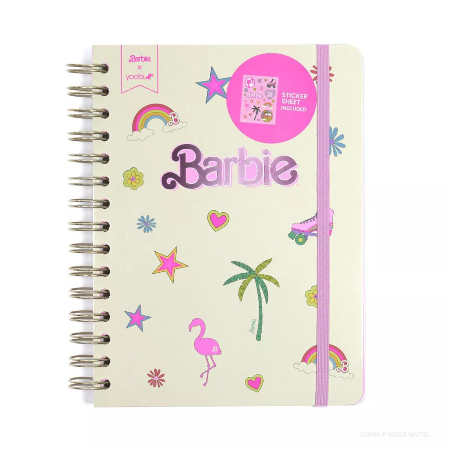 YOOBI - JOURNAL SPIRAL 6"X8" BARBIE RETRO ICONS
