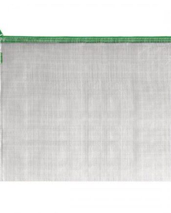 BDS MESH ZIP BAG 405X315MM GREEN