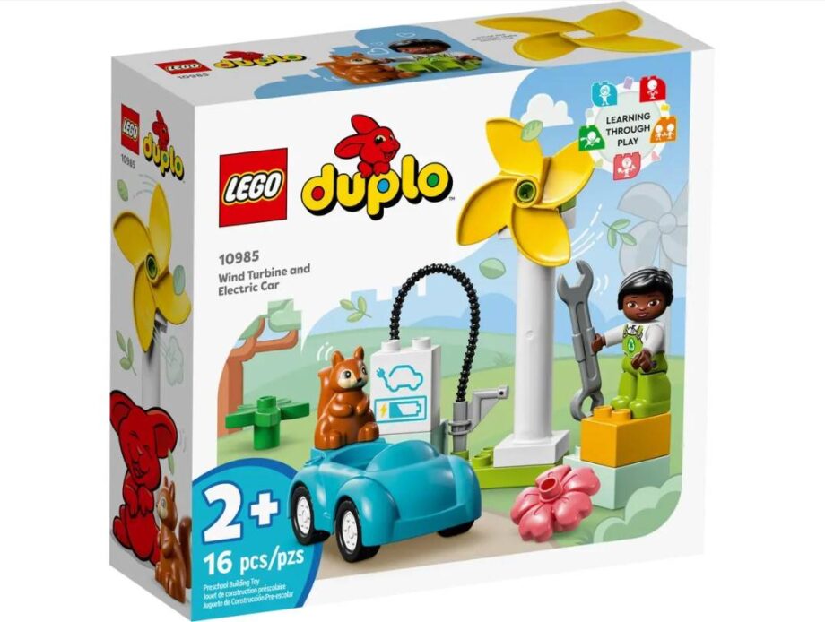 LEGO - DUPLO - WIND TURBINE AND ELECTRIC CAR (10985)