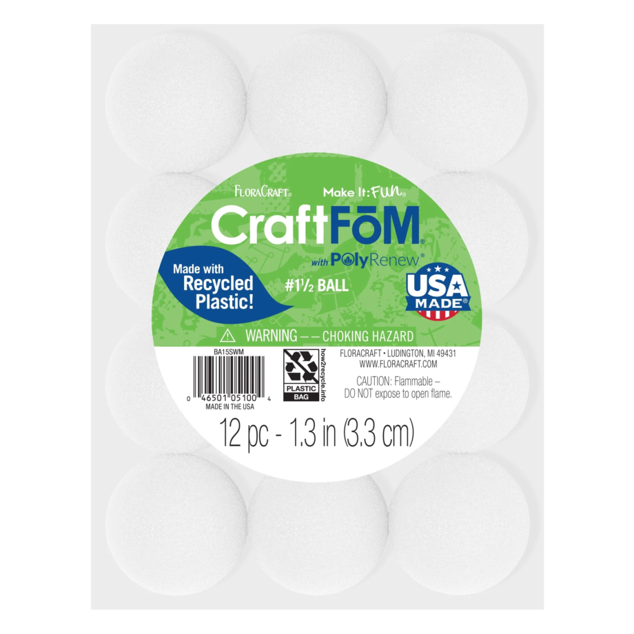 CRAFTFOM - 1.3IN BALL - 12 PACK