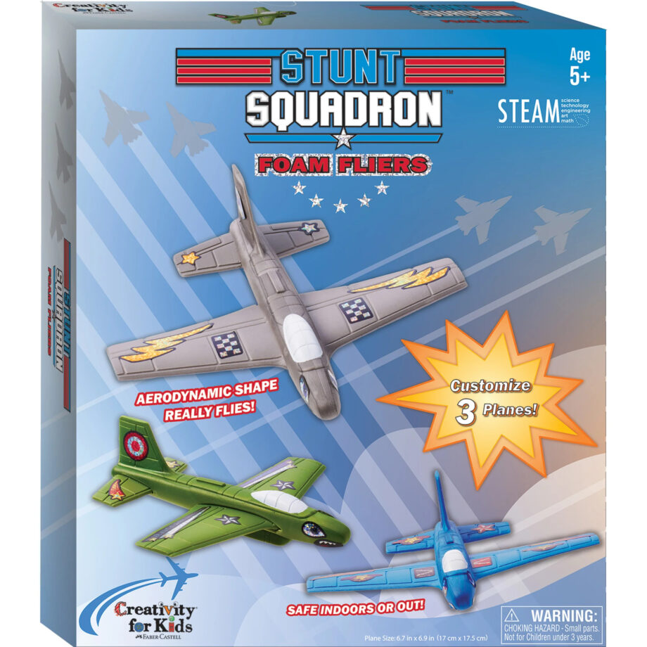 CREATIVITY FOR KIDS - STUNT SQUADRON FOAM FLIERS