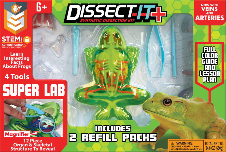 TOP SECRET TOYS - DISSECT-IT FROG SUPER LAB