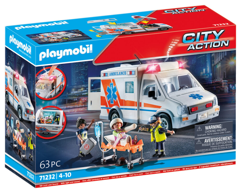 PLAYMOBIL - AMBULANCE WITH LIGHTS