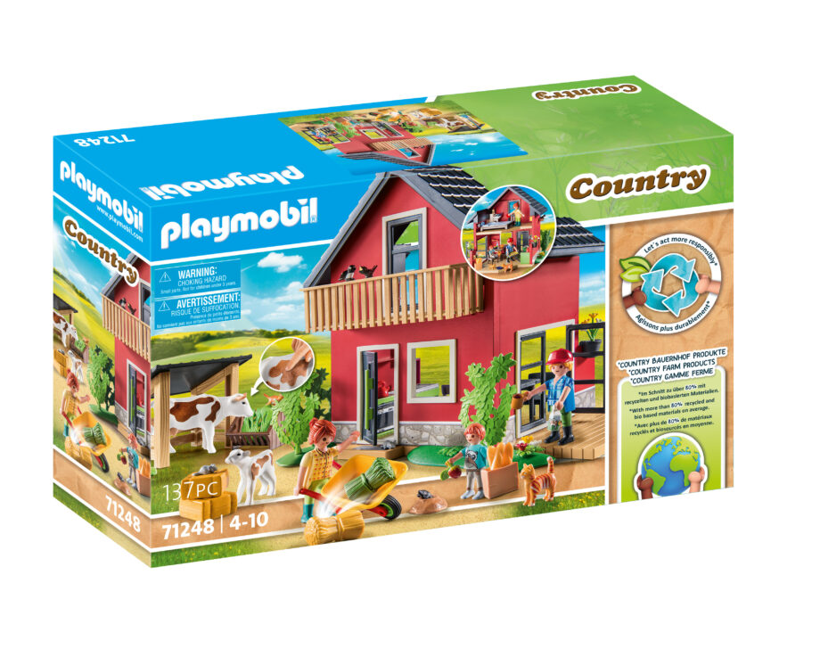 PLAYMOBIL - FARMHOUSE WITH OUTDOOR AREA