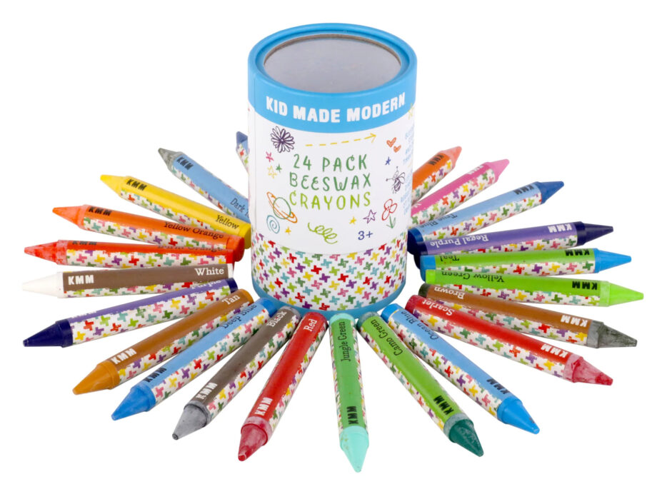 KID MADE MODERN - BEESWAX CRAYONS - 24 PACK