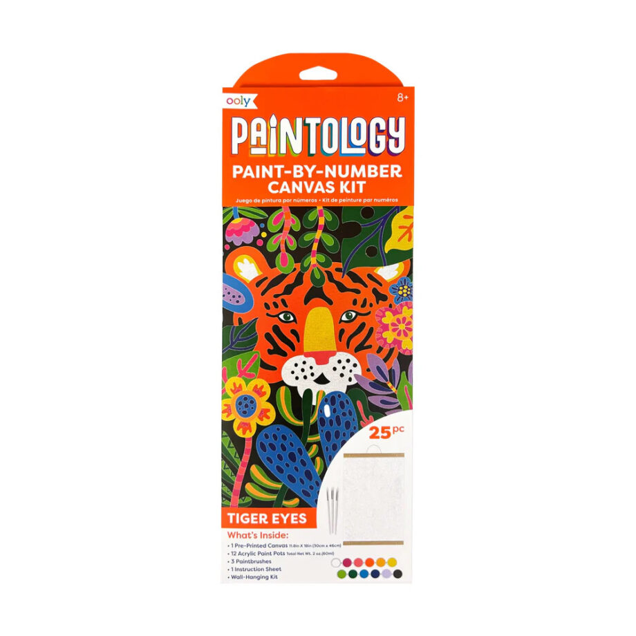 OOLY - PAINTOLOGY PAINT-BY-NUMBER CANVAS KIT (MORE DESIGNS)
