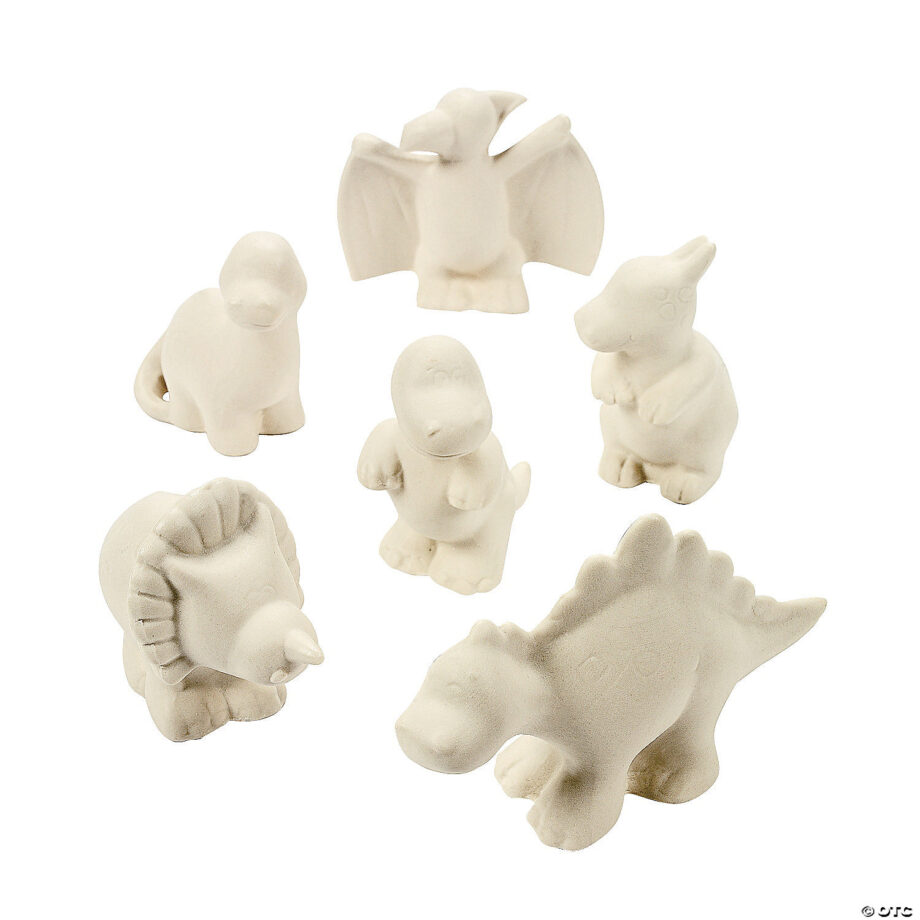 ORIENTAL TRADING - DIY CERAMIC DINOSAUR SHAPES (EACH)