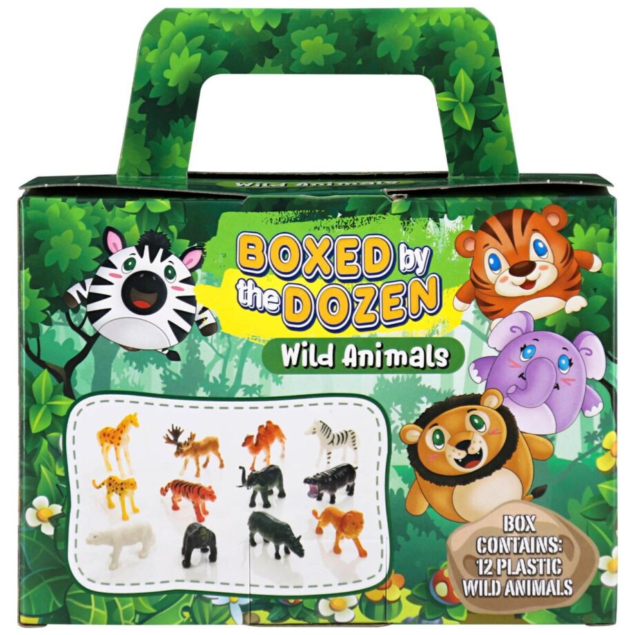 MASTER TOYS & NOVELTIES - BOXED BY THE DOZEN: WILD ANIMALS 12 PIECE