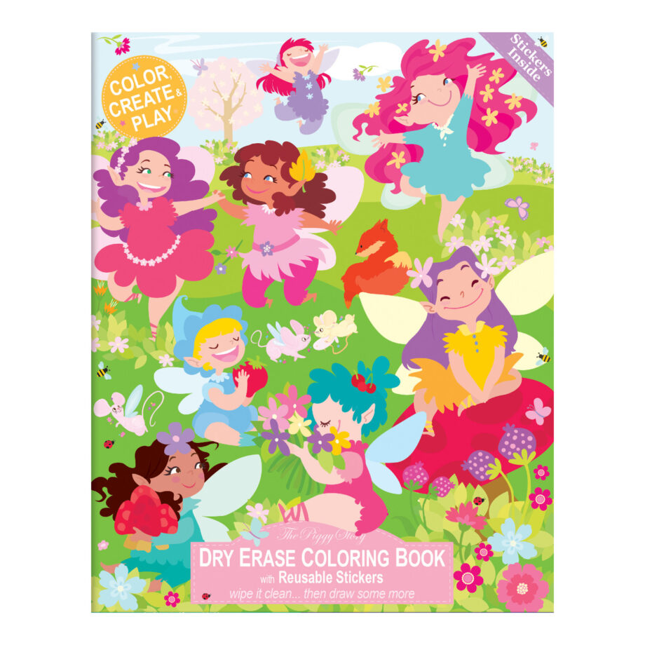 THE PIGGY STORY - DRY ERASE COLORING BOOKS (MORE DESIGNS)