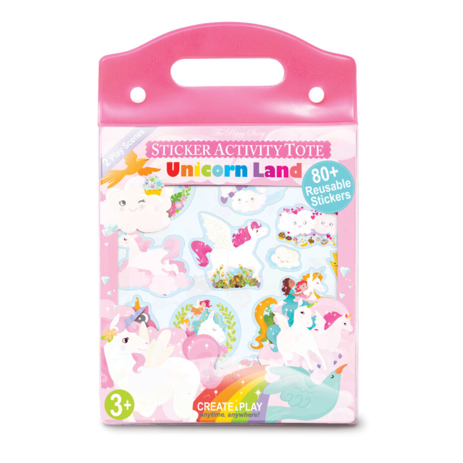 THE PIGGY STORY - STICKER ACTIVITY TOTE (MORE DESIGNS)